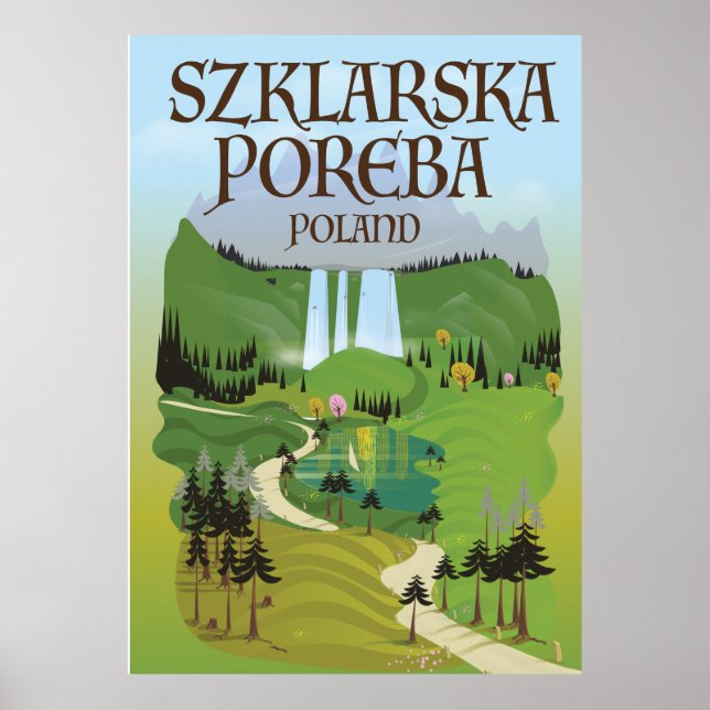 reseaffisch för Szdeklarska Poreba ‎ Polen Poster (Framsidan)
