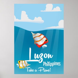 Reseaffisch för tecknaden Luzon Poster