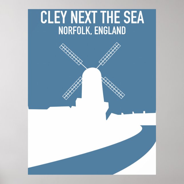 Reseaffisch för Tunisien Karta Poster (Framsidan)