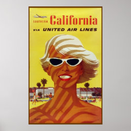 Reseaffisch Kalifornien Poster