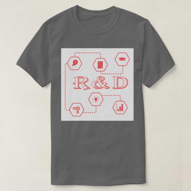 Research and development concept 1 t shirt (Design framsida)