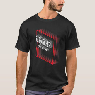 Researcher-återförsök av titel för ändringsfel t shirt