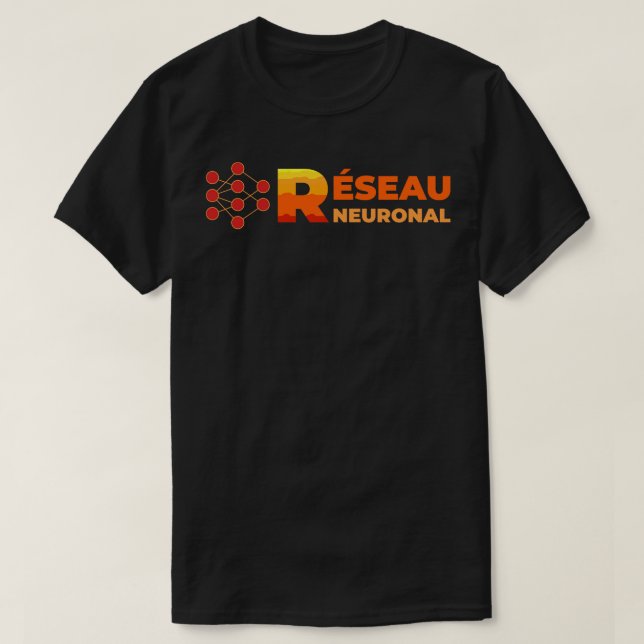 Reseau neuronal t shirt (Design framsida)
