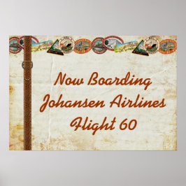 Resebagage Party Poster