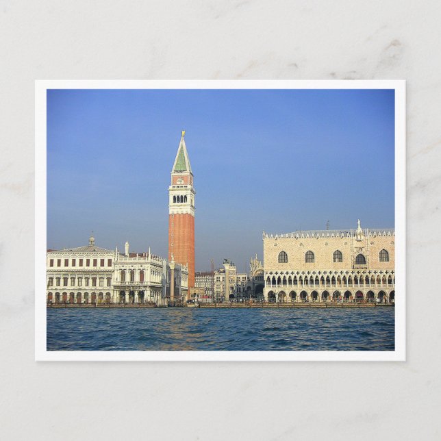 Resebild. Italien, Venedig. Vykort (Framsida)