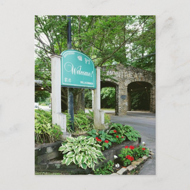 Resebild Montreat North Carolina Vykort (Framsida)