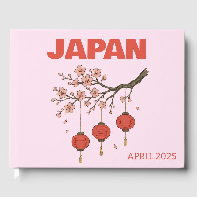 Resebok om Japan för soffbordet Gästböcker (Framsida)