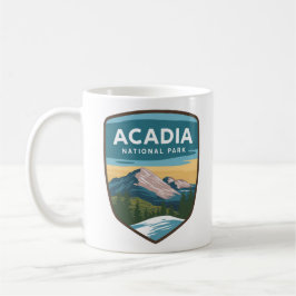 Resebricka i nationalparken Acadia Kaffemugg