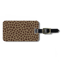 Resebrun beige giraffdjur geometriskt tryck