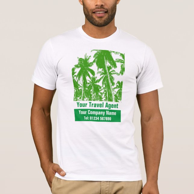 Resebyrå för att Personalisera T Shirt (Framsida)