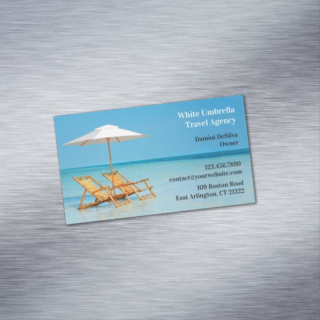 Resebyrå Magnetiska Visitkort (In Situ)