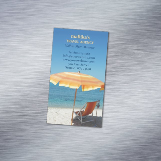 Resebyrå Magnetiska Visitkort (In Situ)