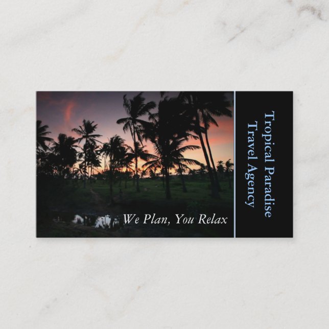 Resebyrå Visitkort (Framsida)