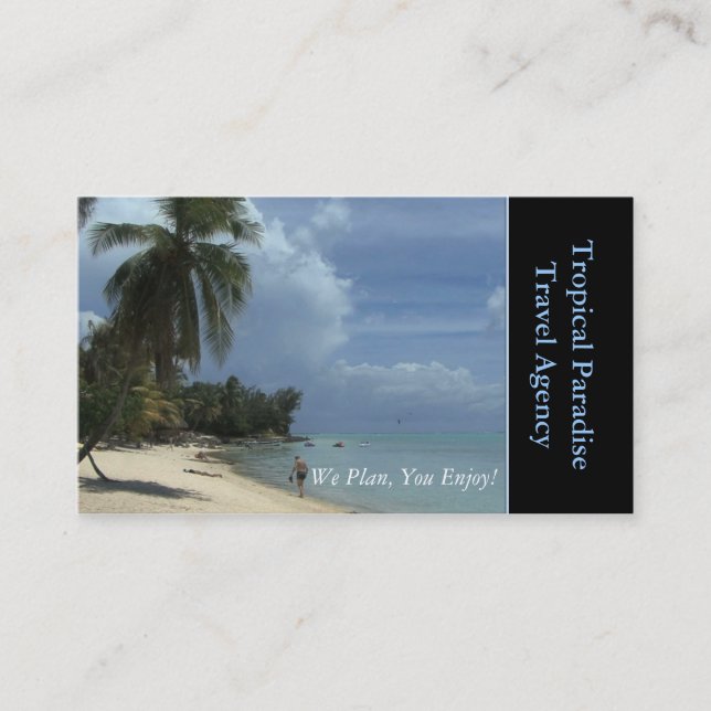 Resebyrå Visitkort (Framsida)