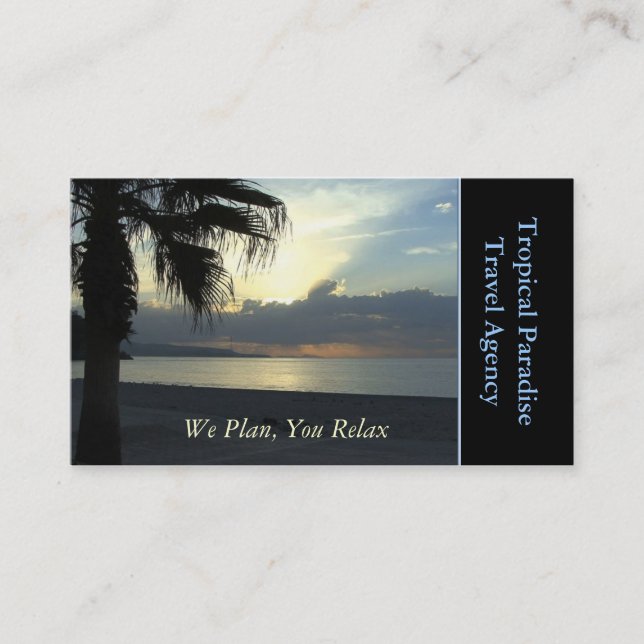 Resebyrå Visitkort (Framsida)