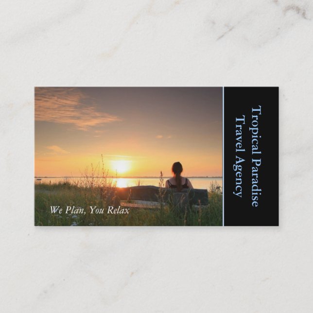 Resebyrå Visitkort (Framsida)