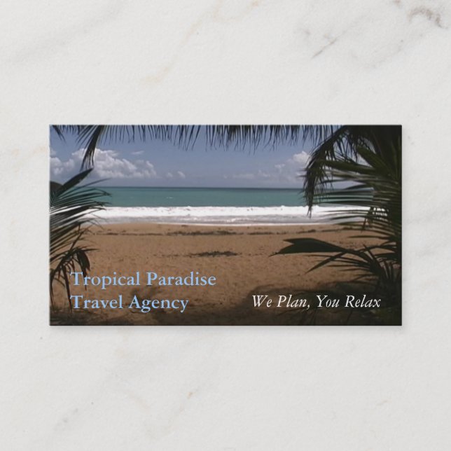 Resebyrå Visitkort (Framsida)