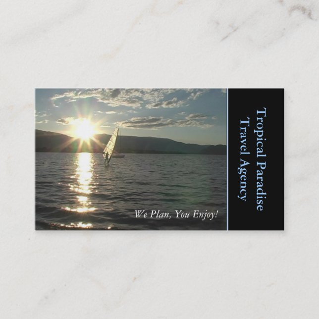 Resebyrå Visitkort (Framsida)