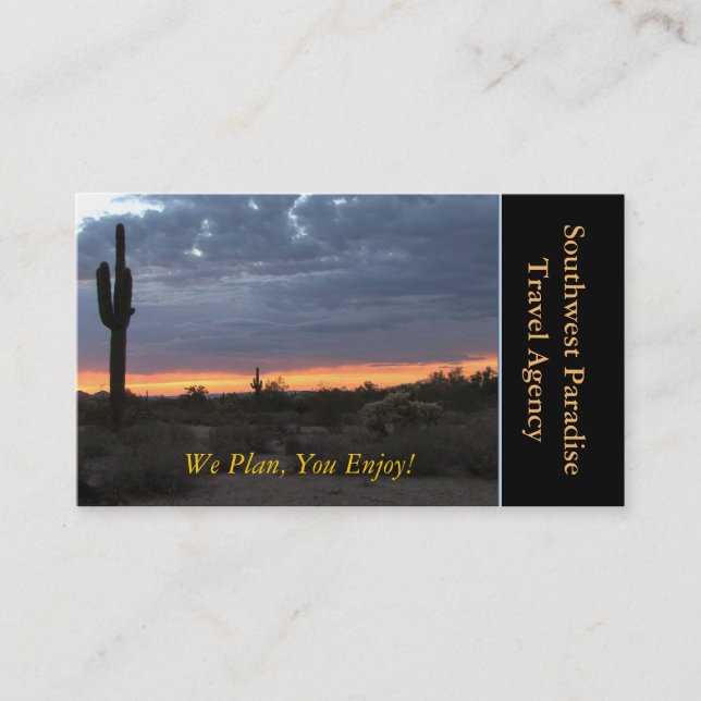 Resebyrå Visitkort (Framsida)