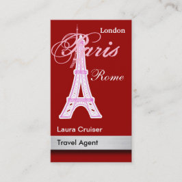 Resebyråmanvisitkortar Visitkort