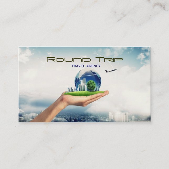 Resebyrån, Agent, Affärskort Visitkort (Framsida)