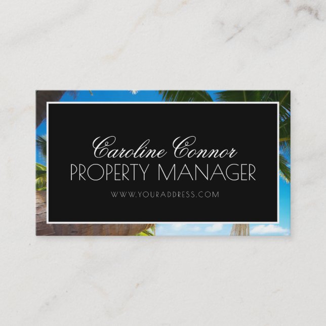 Resebyrån Beach Resort Vacacaceae Hyror Visitkort (Framsida)