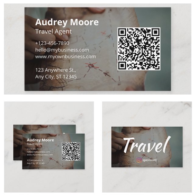 Resebyråns Visitkort (Travel Agency’s Business Cards)