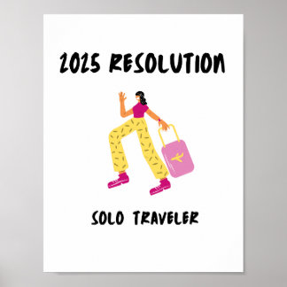 Resecitat 2025 Resolution Solo traveler Poster