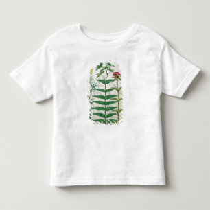 Reseda, Euphorbia och Dianthus T-shirt