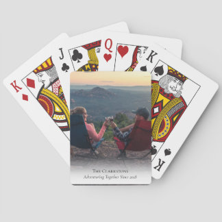 Resedäck med ditt äventyrsfoto casinokort