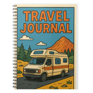 Resedagbok Campervan Anteckningsbok