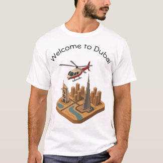 Resedesign för T-shirt med titeln: Välkommen till