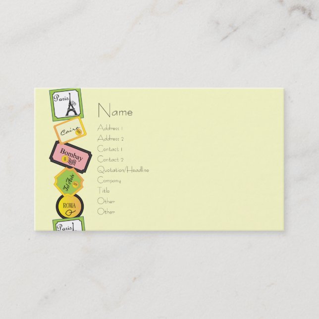 Resedesign Visitkort (Framsida)