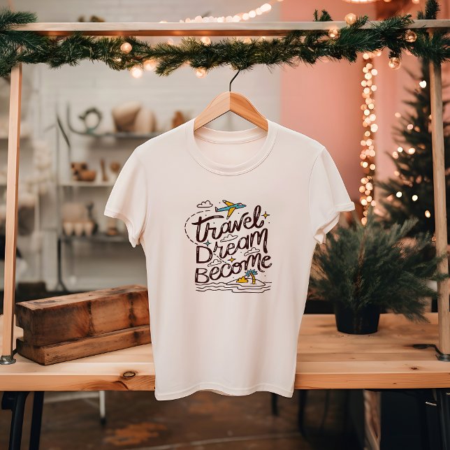RESEDREAM BECOME | TURISM, utomhus T Shirt (Travel T shirt)