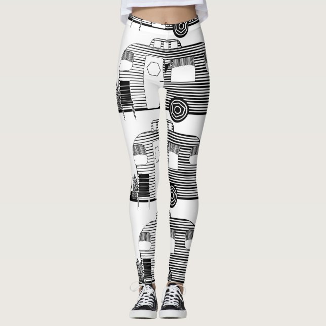 Reseer Camper Caravan Thunder_Cove Leggings (Framsida)