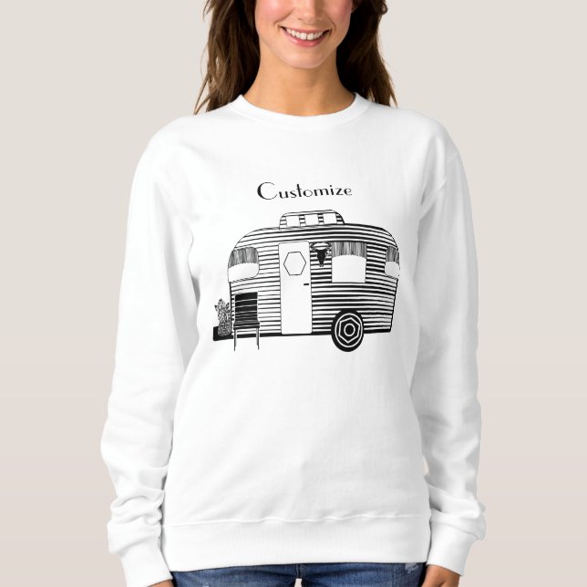Reseer Camper Caravan Thunder_Cove T Shirt (Framsida)
