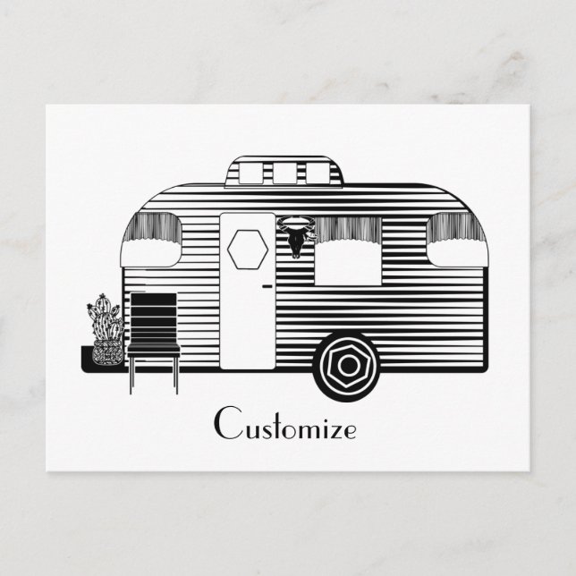 Reseer Camper Caravan Thunder_Cove Vykort (Framsida)