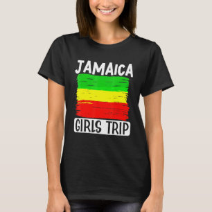 Reseer Flight Vacation Jamaica Girls Resa Flagga 1 T Shirt