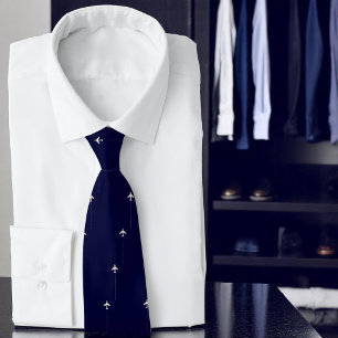 Reseflygplan med prickad linje slips