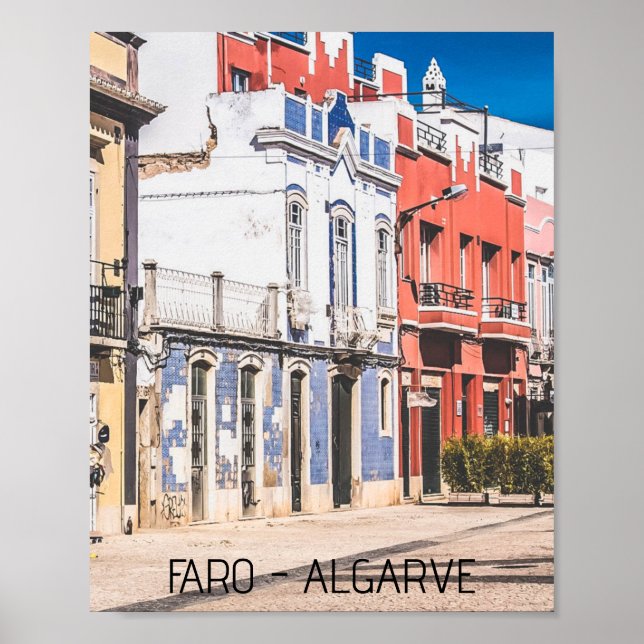 Resefoto från Faro Poster (Framsidan)
