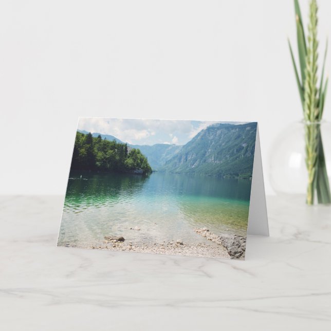 Resefotografi - Sjö och bergsområden - Slovenien Kort (Framsida)