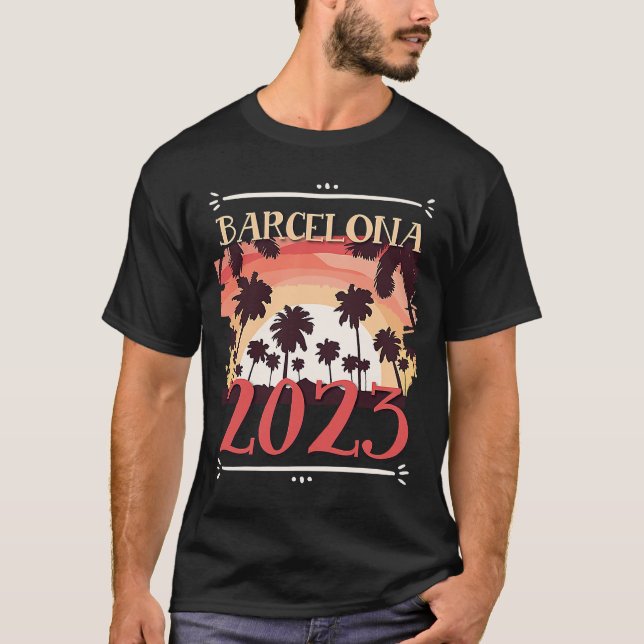 Resegrupp 1 i Barcelona 2023 T Shirt (Framsida)