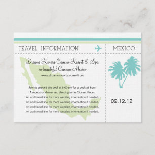 Reseinformationsbordning till MEXICO Inbjudningar