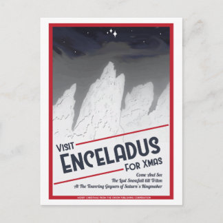 Resejulkort - Enceladus Helg Vykort
