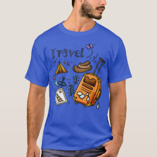 Resekombination för Camping äventyr T Shirt