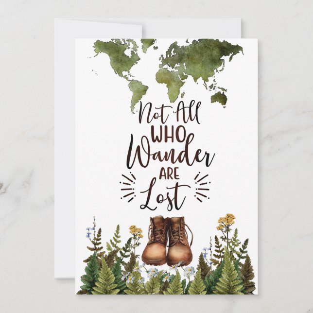 Resekonst är inte alla som vill ha Borttappad Julkort (Framsida)