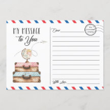 Resekort - vykort för resväskor - vykort