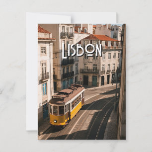Resekortet i Lissabon Vykort