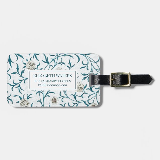 RESELAGG: WILLIAM MORRIS: BLOMMIGT BAGAGEBRICKA (Horisontell Framsida)