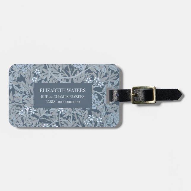 RESELAGG: WILLIAM MORRIS: JASMINE BAGAGEBRICKA (Horisontell Framsida)